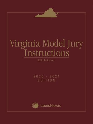 cover image of Virginia Model Jury Instructions – Criminal